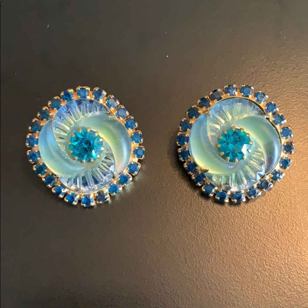 Vintage 1950s designer earrings by Ed Lee